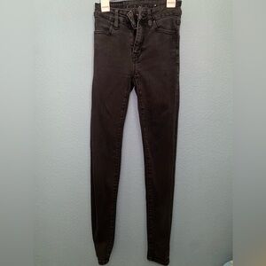 American eagle black skinny jeans
